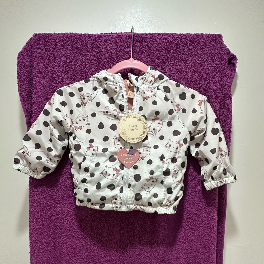 Sweet Storm Pink and White Jacket